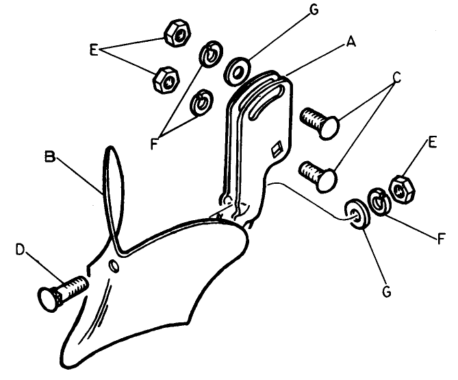 Furrow Opener 1 Diagram and Parts List for 62542C (G00000001-G99999999)(1988) Lawn Boy Lawn Tractor